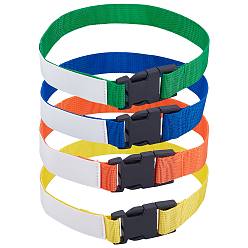 (52) Непрозрачная лаванда 4шт. 4 цвета полиэстеровые ремни, пояс для хранения одежды, разноцветные, 560x34x10 мм, 1 шт / цвет