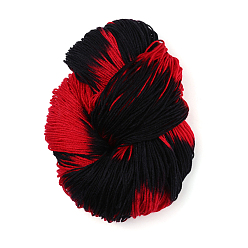 Разноцветный 4-слойная пряжа из акриловых волокон, для ткачества, вязание крючком, сегмент окрашенный, красочный, 0.3 мм