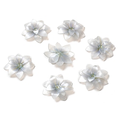 Gainsboro Flower Bead Cap, for DIY Jewelry Making, Gainsboro, 32~34x9~10mm, Hole: 0.9~1mm