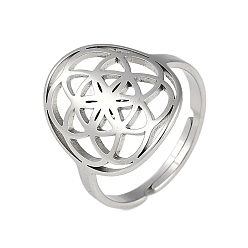 Нержавеющая Сталь Цвет 201 регулируемые кольца из нержавеющей стали для женщин, цвет нержавеющей стали, 19 мм, внутренний диаметр: 18 мм