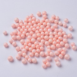 Оранжевый Маленькие шарики из пенопласта, круглые, поделки для дома, школьный ремесленный проект, оранжевые, 3.5~6 мм, 7000 шт / мешок