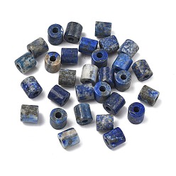 Ляпис-Лазурь Природный лазурит бисером, колонка, 9~9.5x8.5~9.5 мм, отверстие : 3.5 мм