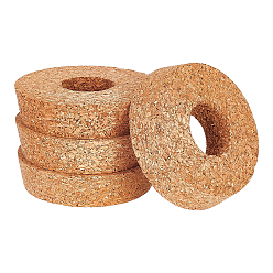 BurlyWood 4Pcs Cork Bottle Stoppers, Bottle Tampions, BurlyWood, 79~80x19~20mm, Hole: 29~30mm