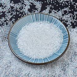 (DB0083) Прозрачный Бледно-голубой Аква AB Бусины miyuki delica, цилиндр, японский бисер, 11/0, (дБ 0083) прозрачная бледно-голубая вода, 1.3x1.6 мм, отверстия: 0.8 мм, около 10000 шт / мешок, 50 г / мешок