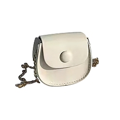 Белый Мини-сумка из искусственной кожи, белые, 100x90x55 мм