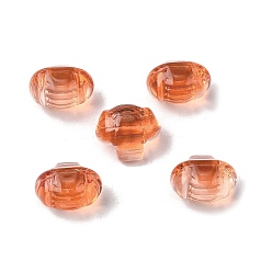 Шоколадный Стеклянные бусины, гриб, цвет шоколада, 14.5x17x12 мм, отверстие : 1.2 мм