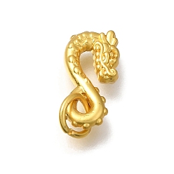 Doré  Crochets en laiton, crémaillère plaquage, or, 18x7.5x2.8mm, Trou: 4mm