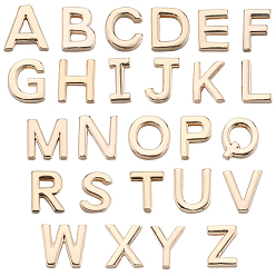 Letter A~Z 26 шт 26 стили латунные подвески, реальный 18 k позолоченный, буквы, Письмо ~ Z, 7~8.5x4~7.5x2 мм, отверстие : 1 мм, 1 шт / стиль