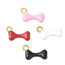 (52) Непрозрачная лаванда 304 нержавеющей стальной эмали подвески, кость, ионное покрытие (ip), разноцветные, 10x16x3.5 мм, отверстие : 2 мм