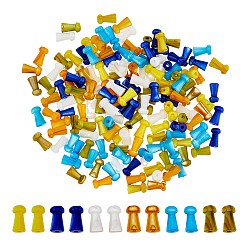 (52) Непрозрачная лаванда 150шт 6 цвета бусины из натуральных пресноводных ракушек, окрашенные, гриб, разноцветные, 7.5x4 мм, отверстие : 0.9 мм