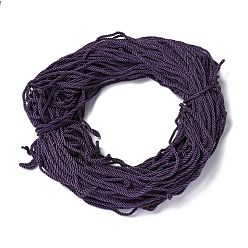 Индиго Полиэфирного корда, витой шнур, индиговые, 5 мм, Около 97~100 м / пачка