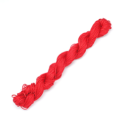 FireBrick Nylon Thread, Nylon Jewelry Cord for Custom Woven Bracelets Making, FireBrick, 2mm, about 13.12 yards(12m)/bundle, 10bundles/bag, about 131.23 yards(120m)/bag