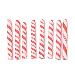 Помидор Бусины из полимерной глины , колонка, помидор, 35~38x4 мм