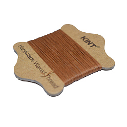 Сиена Вощеный нейлоновый шнур, цвет охры, 0.65 мм, около 21.87 ярдов (20 м) / карту