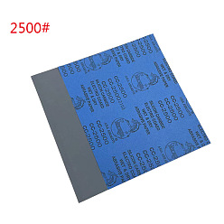 Серый Наждачная бумага прямоугольник, шлифовальные шлифовальные инструменты, серые, 2500 зернистость, 28x23x0.02 см