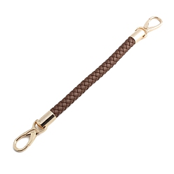 Sienna Imitation Leather Braided Bag Handles, Bag Straps, Sienna, 30cm