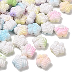 Звезда Непрозрачные акриловые бусины с распылением, звезда, 21x22x12 мм, отверстие : 3 мм, Около 170 шт / 500 г