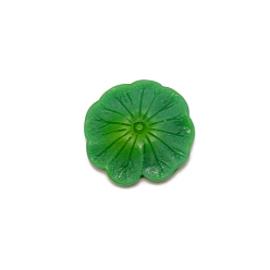 Средний Морско-зеленый Украшение из искусственных водных растений из смолы, листьев лотоса, для украшения аквариума в микроландшафтном стиле, средний морской зеленый, 21.5x21x4.5 мм