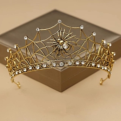 Античное Золото Сплав волос, корона, аксессуары для волос для женщин и девочек, античное золото , 150x70 мм