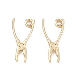 Light Gold Подвески из сплава , долговечный, без свинца и без кадмия, инструмент, золотой свет, 24x11x1.5 мм, отверстие : 2 мм