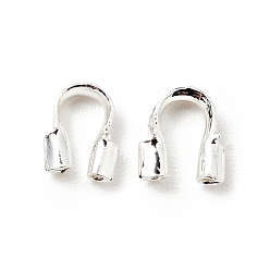 Silbern Silberfarbig Messingdraht Hüter und Beschützer, cadmiumfrei und bleifrei, Silbern Silberfarbig, 4.6x1.4 mm, Bohrung: 0.6 mm