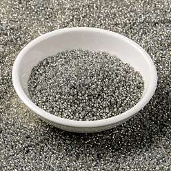 (RR2356) Silverlined Light Taupe Opal MIYUKI Round Rocailles Beads, Japanese Seed Beads, 15/0, (RR2356) Silverlined Light Taupe Opal, 1.5mm, Hole: 0.7mm, about 250000pcs/pound