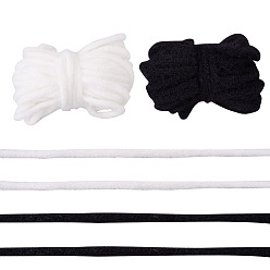 (52) Непрозрачная лаванда 20 ярды 2 цвета нейлоновая лента, шитье одежды, для изготовления банта, разноцветные, 1/4 дюйм (5 мм), 10 ярдов / цвет