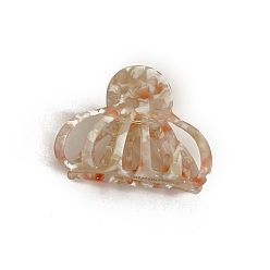 Цвет Древесины Заколки для волос с когтями из ацетата целлюлозы (смола), аксессуары для волос для женщин и девочек, деревесиные, 55x37 мм