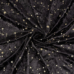Noir 1 Tissu en velours et élasthanne, accessoires du vêtement, noir, 1600x1mm