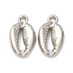 Другие Пластмассовые подвески ccb, раковина, 24x14x5 мм, отверстие : 2.4 мм