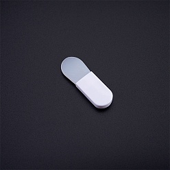 Blanc Bâtons de cire de silicone, cuillères à fondre, outil de cachet de cire, blanc, 55x18mm