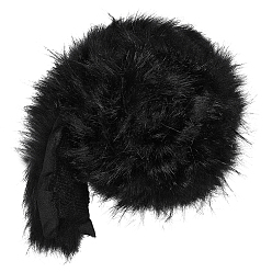 Черный 1 Лента из искусственного меха из акрилового волокна, аксессуары для одежды, чёрные, 2 дюйм (50 мм), около 1.09 ярдов (1 м) / комплект