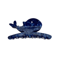 Темно-Синий Заколки для волос в форме когтей из ацетата целлюлозы, аксессуары для волос для женщин и девочек, кит, темно-синий, 119x45 мм