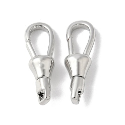 Платина Латунные брелки, стойки покрытие, долговечный, без свинца и без кадмия, платина, 24x8x7 мм, отверстие : 2.5x2.5 мм