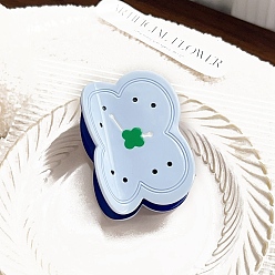 Светло-Голубой Заколки для волос с когтями из ацетата целлюлозы (смола), аксессуары для волос для женщин и девочек, Небесно-голубой, 81x55 мм