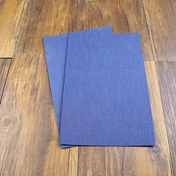 Королевский синий Обложки для книг с тканевым эффектом, аксессуары для переплета книг своими руками, прямоугольные, королевский синий, 21x14.8 см, а5, 10 простыни / мешок