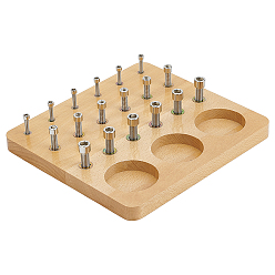 Белый Навахо 18 деревянная доска с гвоздями, прямоугольные, навахо белый, 218x238x20 мм