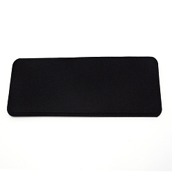 Black Rectangle Cloth Bottom, for Backpack Bag, Women Bags Handmade DIY Accessories, Black, 30.5x13x0.55cm