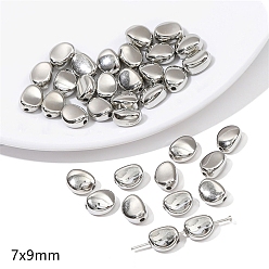 Oval Пластиковые бусины-проставки ccb, ювелирные аксессуары своими руками, овальные, 9x7 мм, 20 шт / комплект