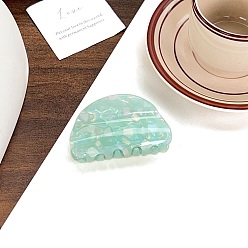 Средний Весенно-Зеленый Акриловые коготь заколки, средний весенний зеленый, 80x43 мм