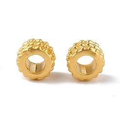 Golden Alloy Pendants, Column Charm, Golden, 9.5x5.5mm, Hole: 4.5mm