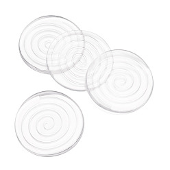 Plano Redondo Almohadilla de silicona para patas de muebles, para patas de madera de silla, mesa o sofá, plano y redondo, 59.5x3 mm