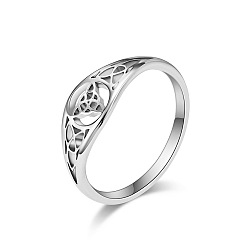 Нержавеющая Сталь Цвет Полые кольца-тройнички из нержавеющей стали, цвет нержавеющей стали, размер США 304 (10 мм)