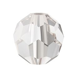 00030 Crystal Хрустальные бусины preciosa®, чешский хрусталь, 451 19 602 круглый, 00030 кристалл, 3 мм, отверстие : 0.5 мм
