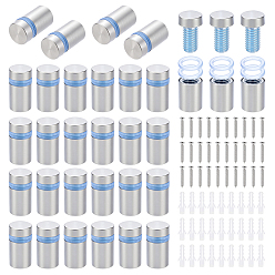 Нержавеющая Сталь Цвет 100 пакеты, винты из нержавеющей стали, цвет нержавеющей стали, 23x12 мм
