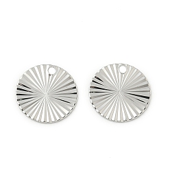 Плоский Круглый Латунь прелести, без никеля , Реальная платина, , плоско-круглые, 10x0.5 мм, отверстие : 1.2 мм