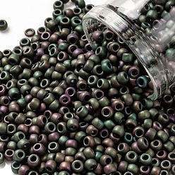 (708) Matte Color Cassiopeia TOHO Round Seed Beads, Japanese Seed Beads, (708) Matte Color Cassiopeia, 8/0, 3mm, Hole: 1mm, about 222pcs/bottle, 10g/bottle