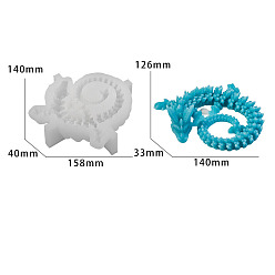 Белый Силиконовые формы для свечей своими руками, для изготовления свечей, дракон, белые, 158x140x40 мм