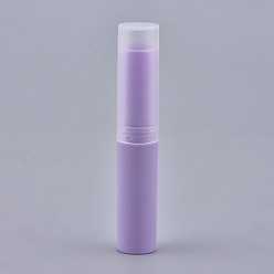 Лиловый Пустая помада для губ, блеск для губ, бальзам для губ, с колпачком, сирень, 8.3x1.5 см, емкость: 4 мл (0.13 жидких унций)