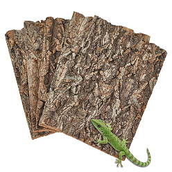 Коричневый Украшение из коры дерева, для сада из песка для микроландшафта, кофе, 305x205x15 мм